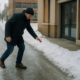 Snowy Detroit sidewalk illustrating a potential slip and fall claim