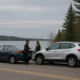Traverse City rideshare accident lawyer coverage guide showing vehicles after a crash