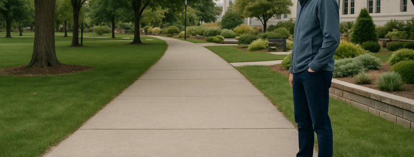 Traverse City public-property walkway relevant to a government liability claim