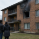 Detroit apartment building after a fire, illustrating a Detroit apartment fire injury lawyer investigation