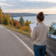 Michigan PIP medical coverage limits and a calm roadside scene near Traverse City